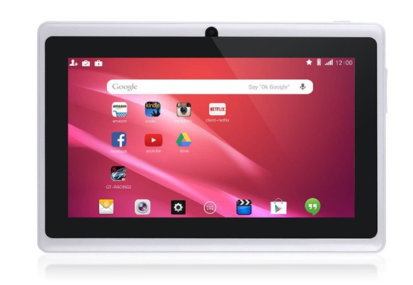 7-inch Android Tablet incl. Screen Protector & Leather Case