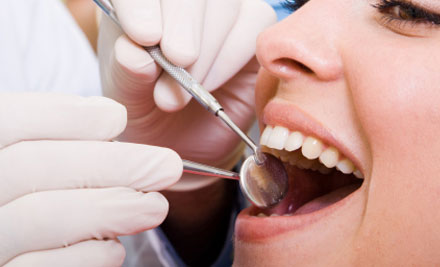 Dental Exam, Two X-Rays, Scale & Polish  - Two Locations Available