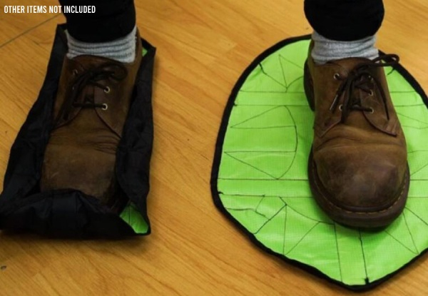 Pair of Hands-Free Reusable Shoe Covers - Option for Two Pairs