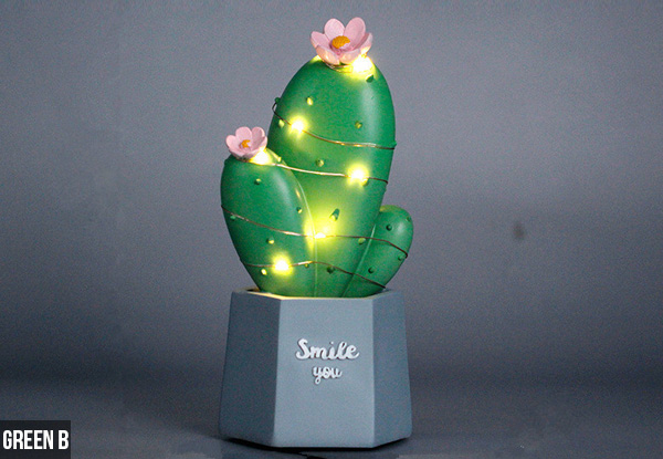 Cactus LED Light Range - Six Styles & Two Sizes Available