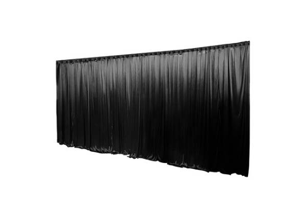 3x6m Black Backdrop Curtain