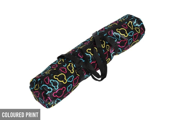 Water-Resistant Yoga Mat Carry Bag - Two Designs Available
