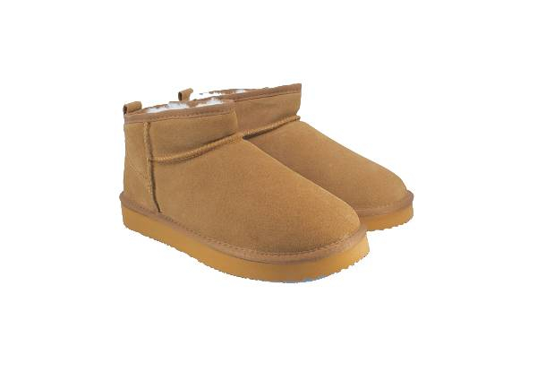 Ugg Roughland Water-Resistant Unisex Ultra-Mini Suede Sheepskin Boots -  Available in Two Colours & Six Sizes