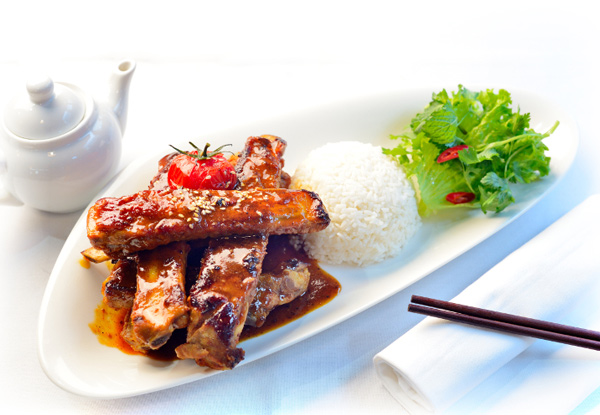 $59 for a Three-Course Vietnamese Dinner & a Glass of Wine Each for Two People (value up to $124)