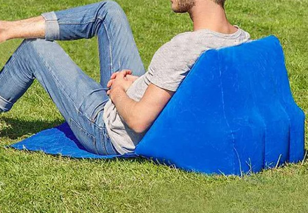 Two-Pack of Inflatable Beach Cushions - Three Colours Available