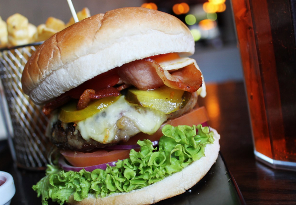 Burger, Fries & One Jug of Beer - Options for up to Eight People Available