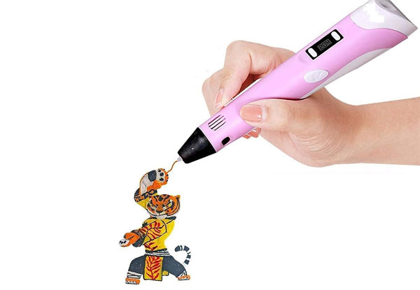 3D Drawing Pen Set with Three-Colour Filament Refill - Four Colours Available