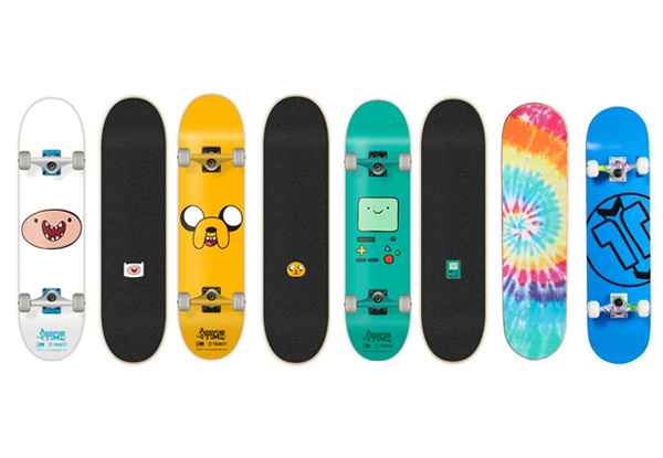 Adventure Time Skateboard Range or Tie-Dye Skateboard
