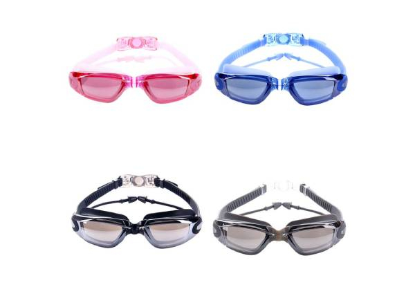 Adult Anti-Fog Swim Goggles with Earplugs
- Four Colours Available & Option for Two