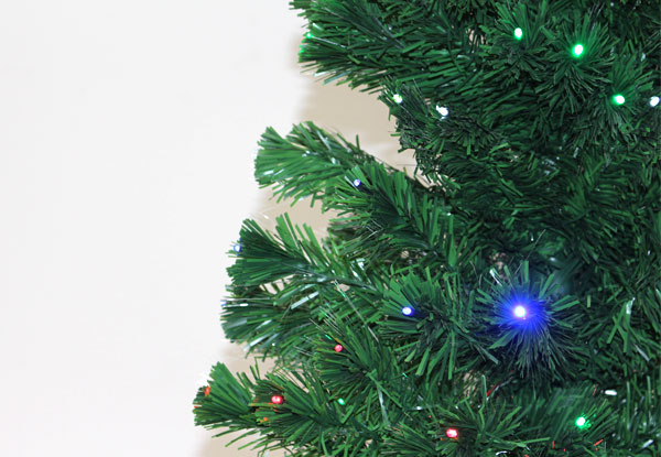 Multi Coloured LED & Fibre Optic Christmas Trees Two Types Available - incl. Free Nationwide Delivery