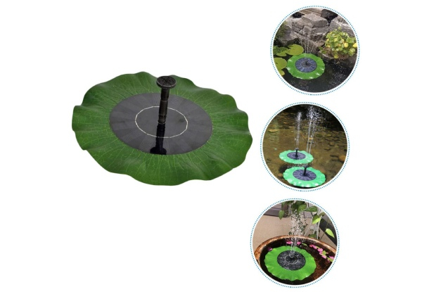 Floating Lotus-Leaf Decoration Fountain