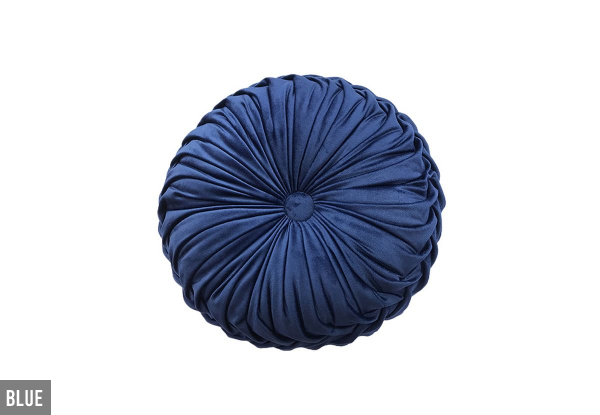 Round Cushion Pillow - Five Colours Available & Option for Two-Pack