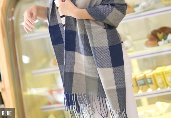 Women's Checkered Scarf - Three Colours Available with Free Delivery