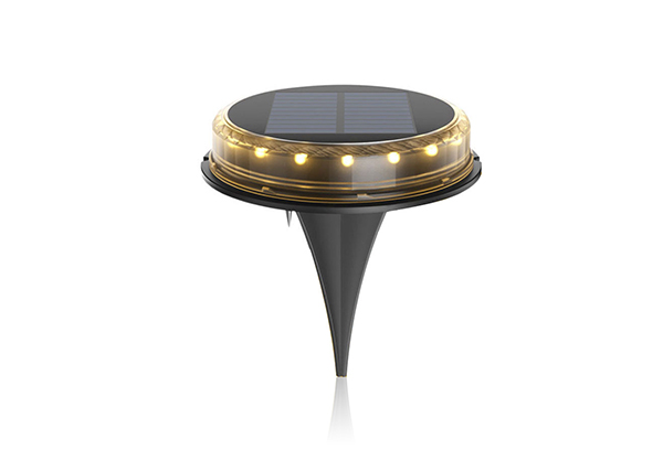 Solar LED Ground Stake Lawn Lights - Two Colours Available & Options for Two-Pack or Four-Pack