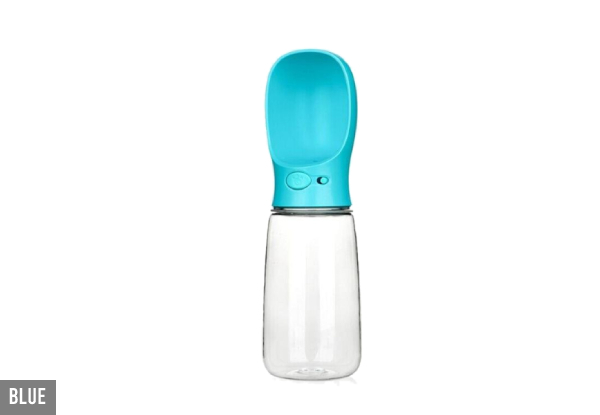Portable Dog Water Bottle - Three Colours & Two Sizes Available