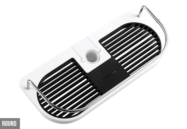 Bathroom Shower Pole Caddy Shelf - Two Styles Available