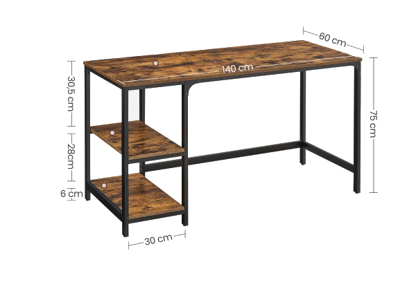 Vasagle 55-Inch Computer Desk