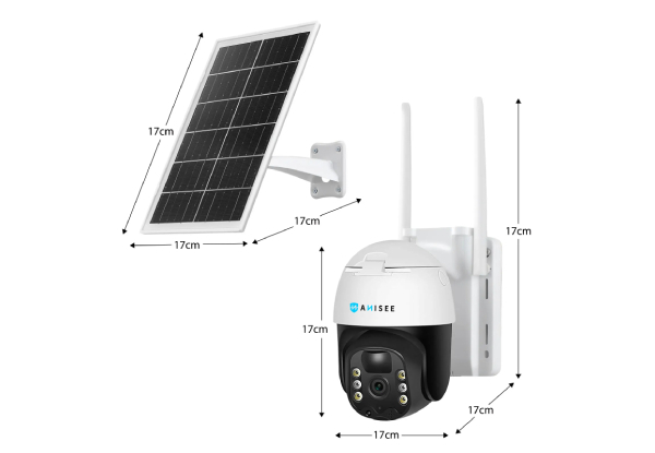 Outdoor Solar CCTV Wireless Security Camera - Option for Four-Set