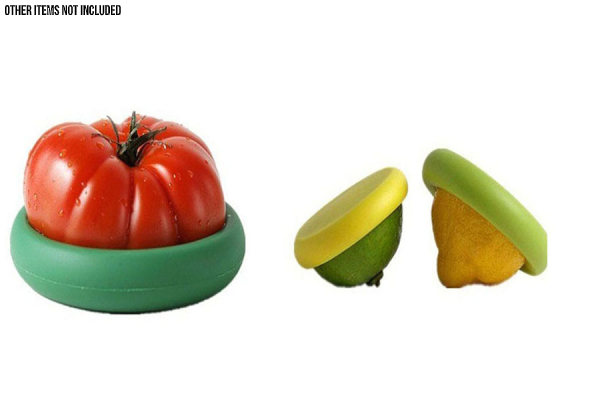 Four-Pack Silicone Food Huggers