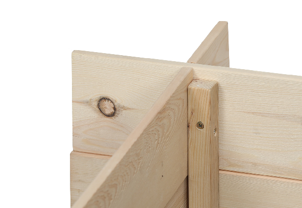 Greenzone Notched Wooden Garden Bed Kit