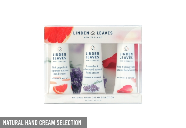 Linden Leaves Natural Body Care Pamper Set - Four Options Available