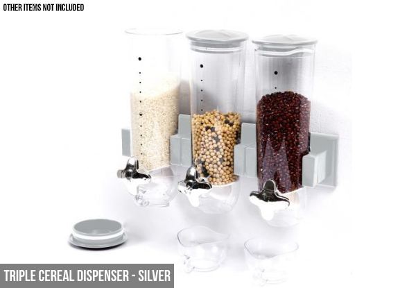 Cereal Dispenser Range - Three Options Available
