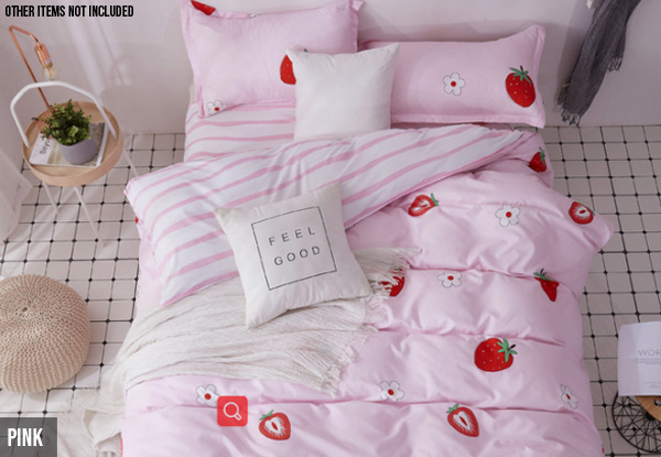 Fashion Duvet Cover Bedding Set - Three Colours & Four Sizes Available