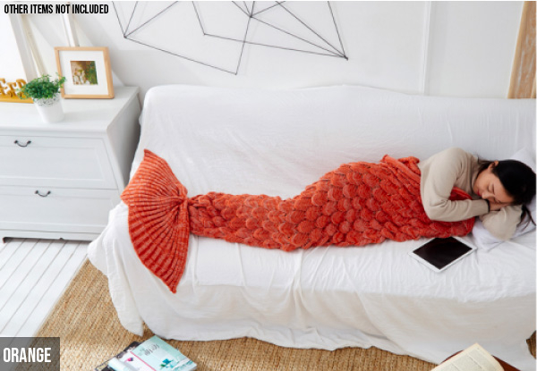 Soft Mermaid Tail Blanket for Adult & Kids - Two Sizes & Eight Colours Available