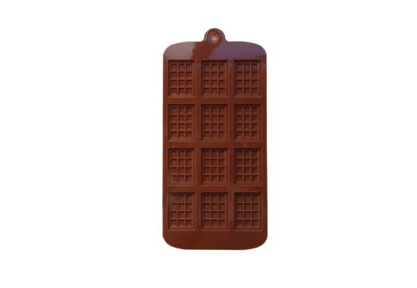 12-Hole Chocolate Silicone Mould - Option for Two-Pack