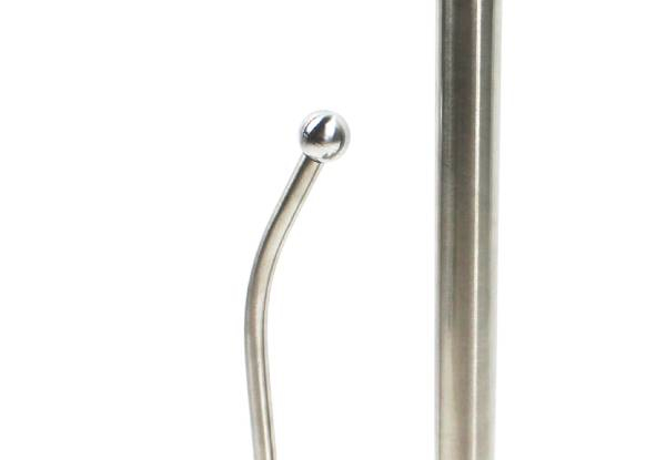 One Stainless Steel Free-Standing Paper Towel Holder - Option for Two Available