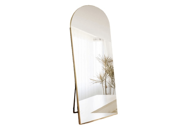 Arched Full-Length Mirror with Stand