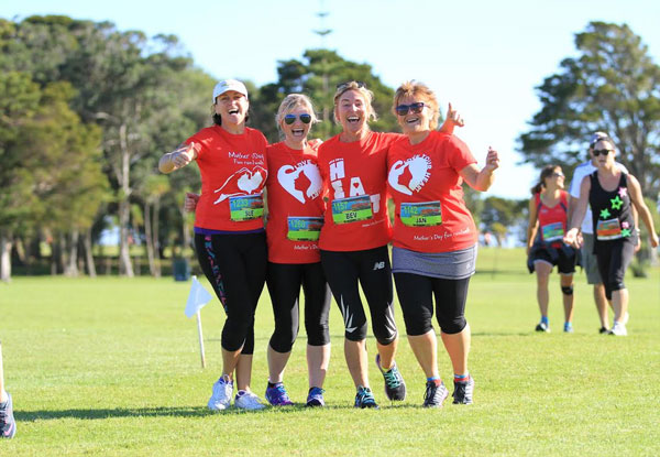 Entry to the The Jennian Homes Mother's Day Fun Run/Walk in Paihia incl. T-Shirt - Sunday 13th May 2018 - Options for Junior & Adult Entries