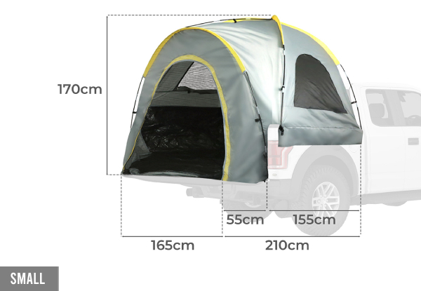 Mountview Camping Truck Tent - Three Sizes Available