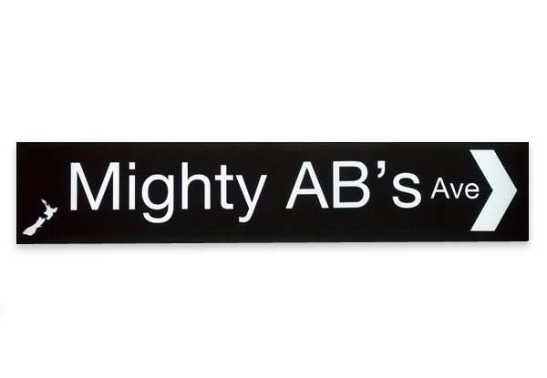 $35 for a Personalised NZ Street Sign Canvas incl. Nationwide Delivery