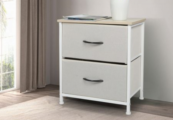 Two-Drawer Bedside Table