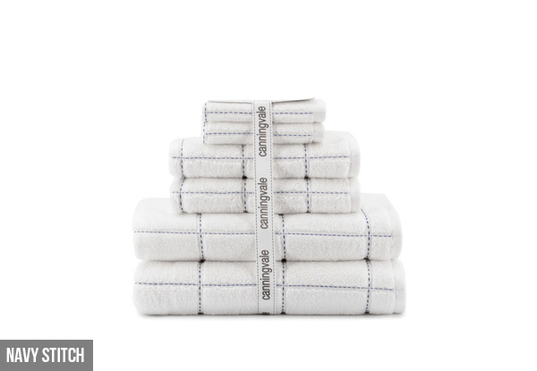 Canningvale Monaco Six-Piece Towel Set - Three Colours Available with Free Delivery