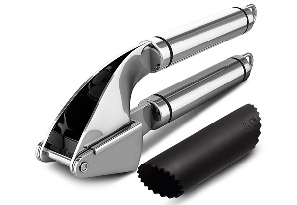 Garlic Press & Peeler Set