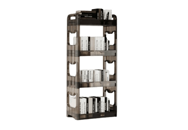 Soga Three-Tier Bookshelf & Cosmetic Storage Rack