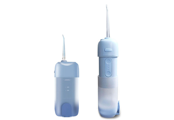 Cordless Water Dental Flosser with Four-Tips - Available in Four Colours & Option for Two-Pack