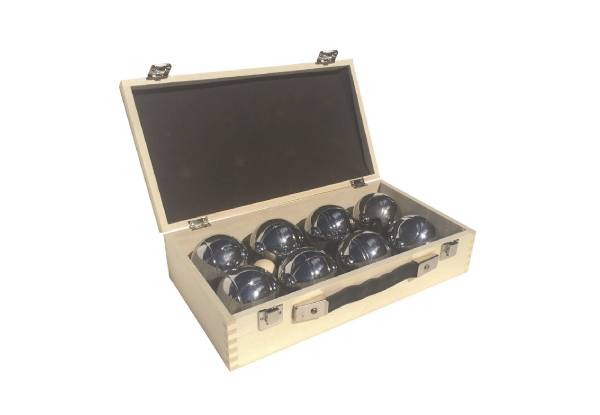 Super Boules Set in Wooden Box