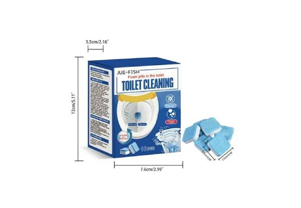 Two-Pack Toilet Foam Cleaning Tablets