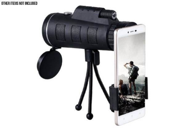 Outdoor Phone Camera Telescope Lens incl. Stand & Phone Holder