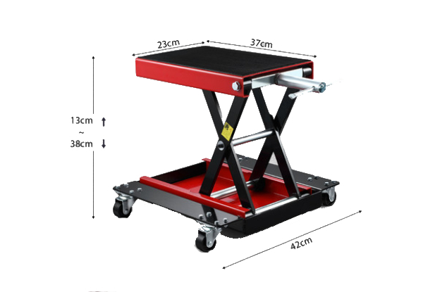 Shogun 500kg Motorbike Scissor Lifting Jack - Option with Dolly