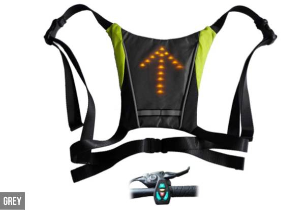 Wireless Remote Control LED Safety Warning Vest - Two Colours Available