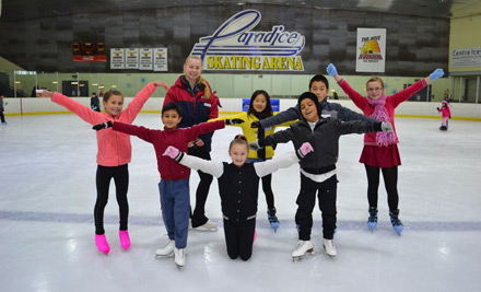 Five-Day Learn to Ice Skate School Holiday Programme in December or January - Two Locations Available - Skate Hire Included