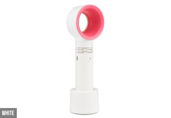 Bladeless Handheld Fan With Stand - Available in Three Colours with Free Delivery