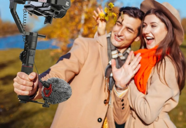 Universal Camera Microphone with Shock Mount