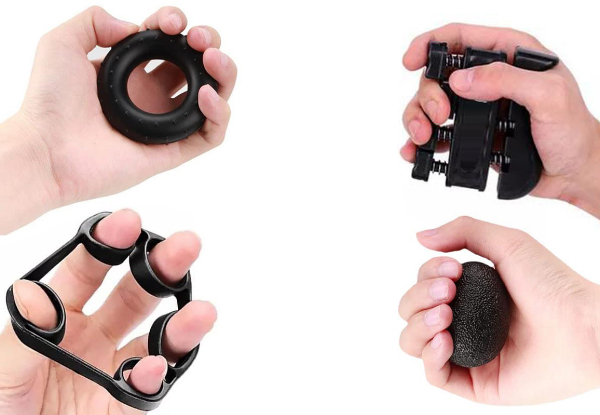 Six-Piece Hand Grip Strengthener Set