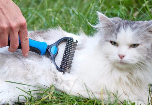 Two-Sided Undercoat Pet Grooming Tool