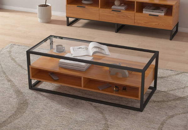 Manchester Glass Top Coffee Table